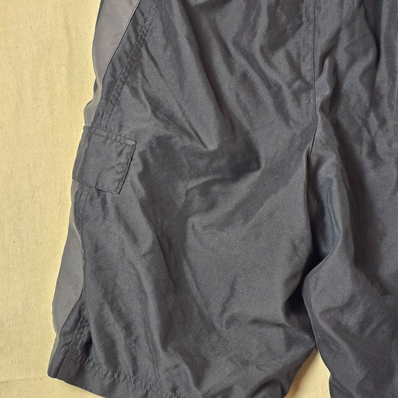 Vintage Nike Men's Cargo Shorts Size M Black Gray Relaxed Fit Mesh Lined - Picture 11 of 15